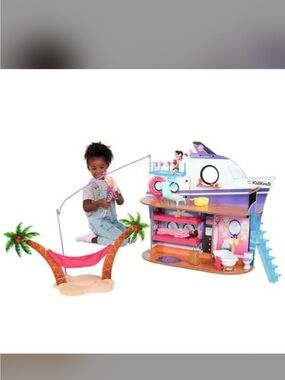 KidKraft Luxe Life 2-1 Wooden Cruise Ship and Island